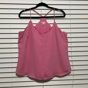 J Crew bright pink top size 14